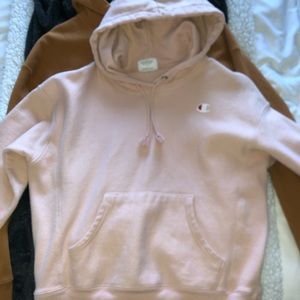 Blush Pink Champion Hoodie